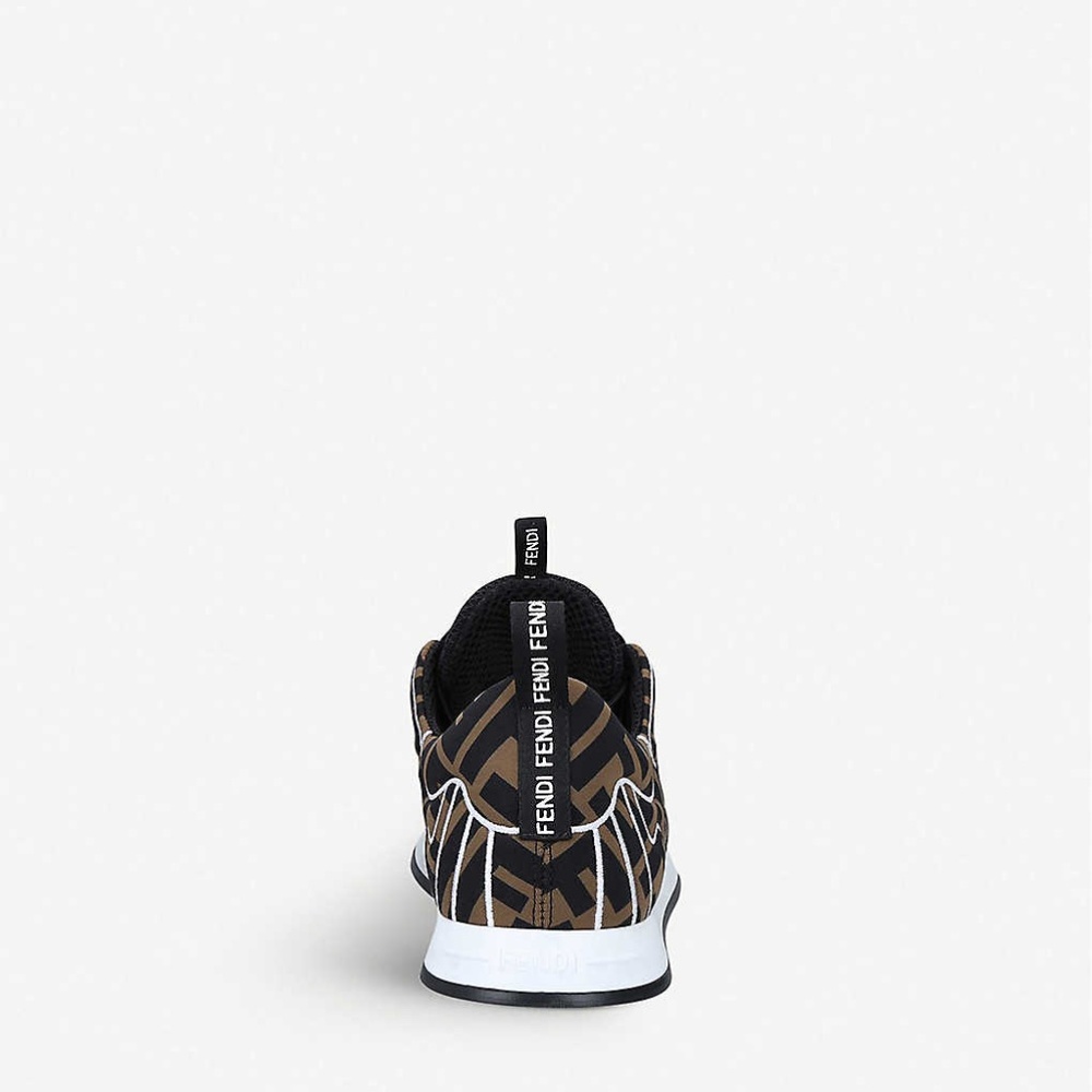 Fendi: FFreedom Logo-print neoprene trainers - Picture 3 of 4